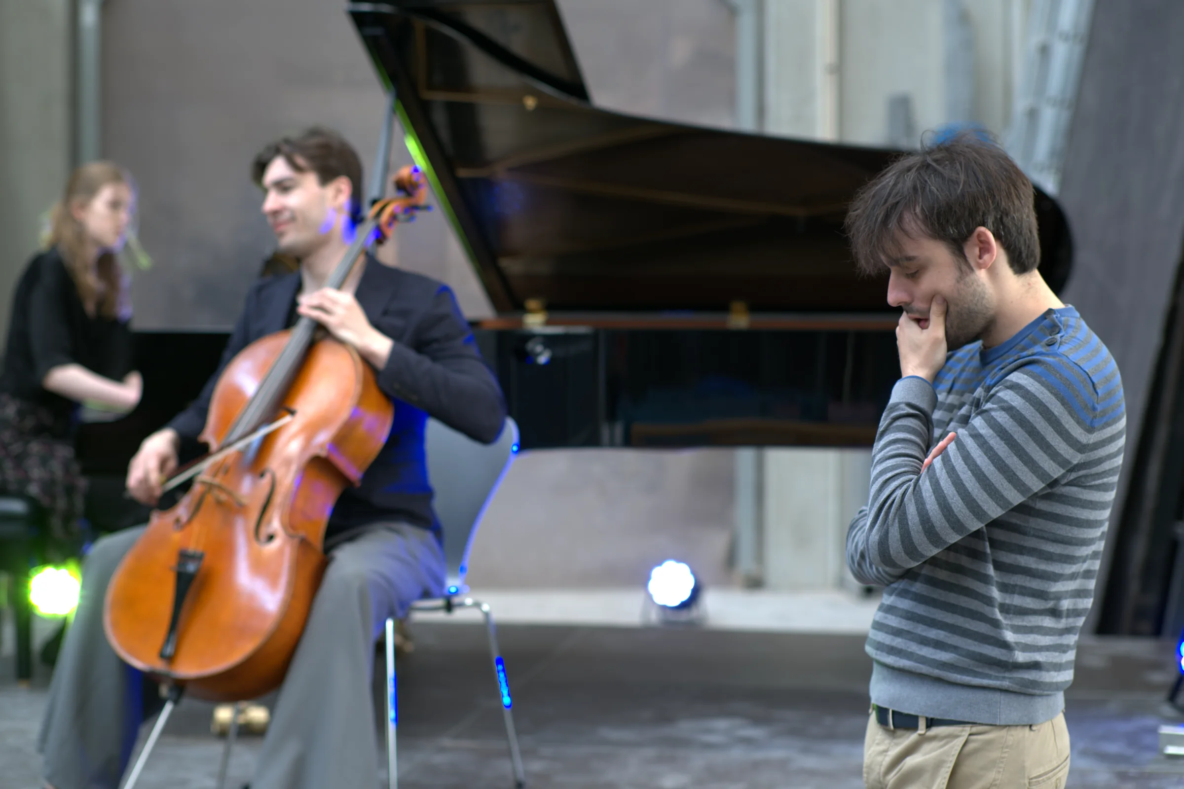 Musicians at the AHF Summer Arts Lounge