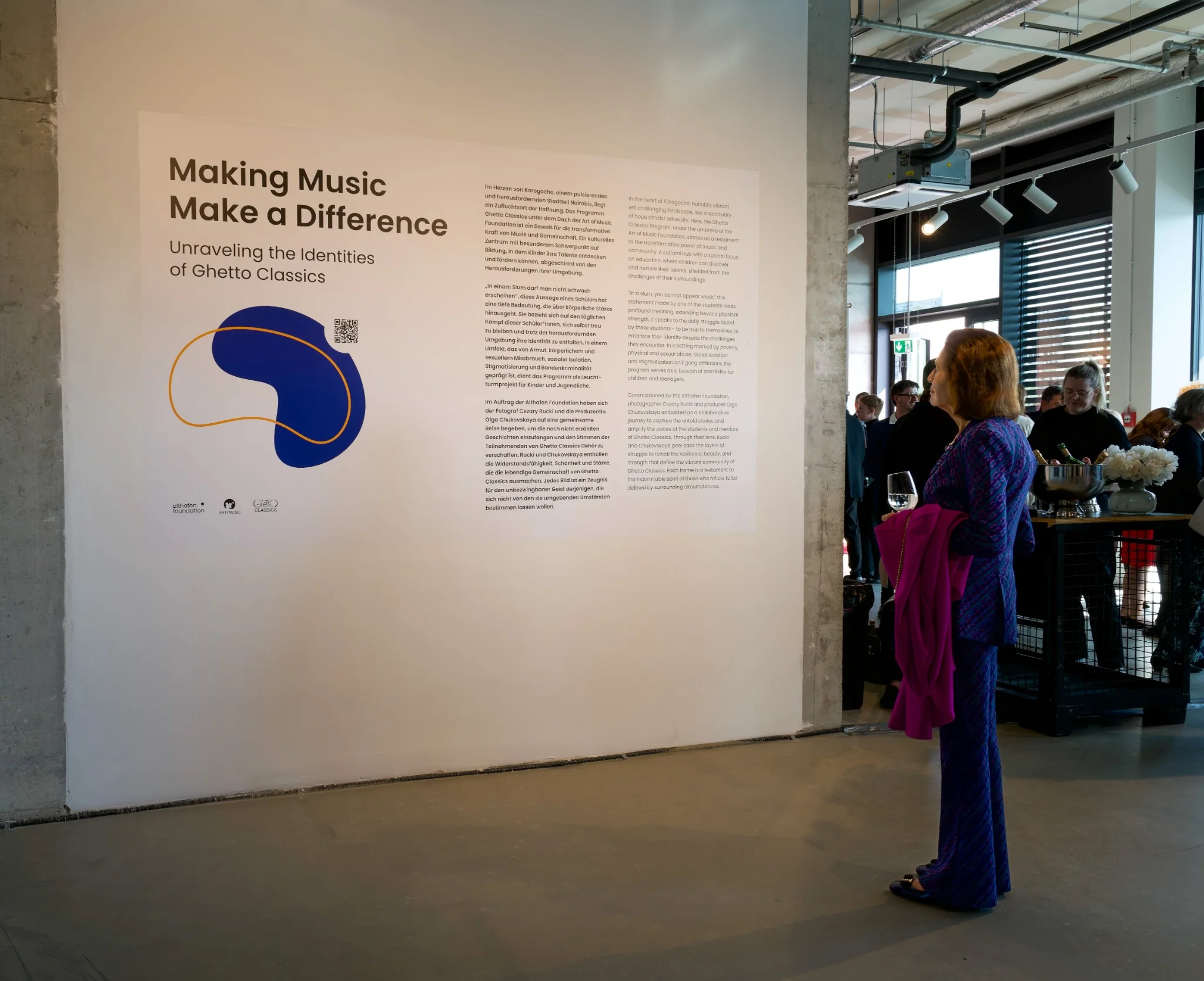 Cultural event and audience gathering