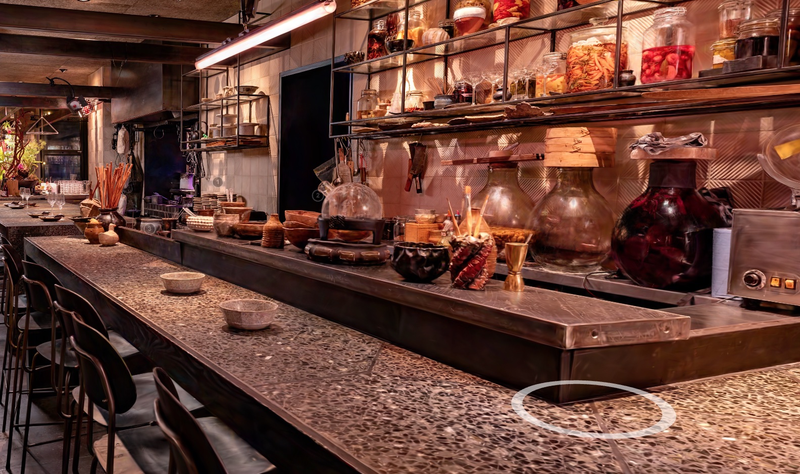 Kramerfire restaurant interior in Berlin